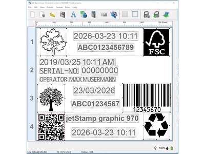 Reiner model 970 stempel