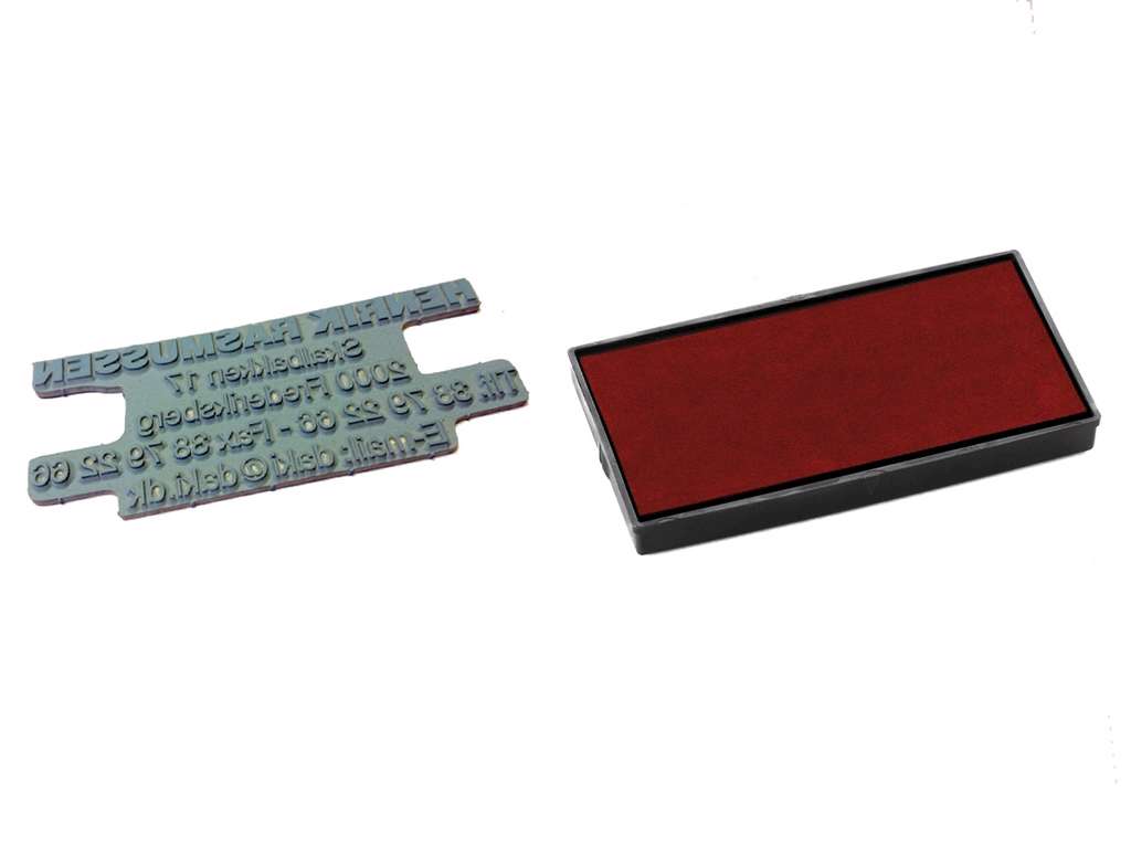 Tekstplade kit til Printer 50 stempel
