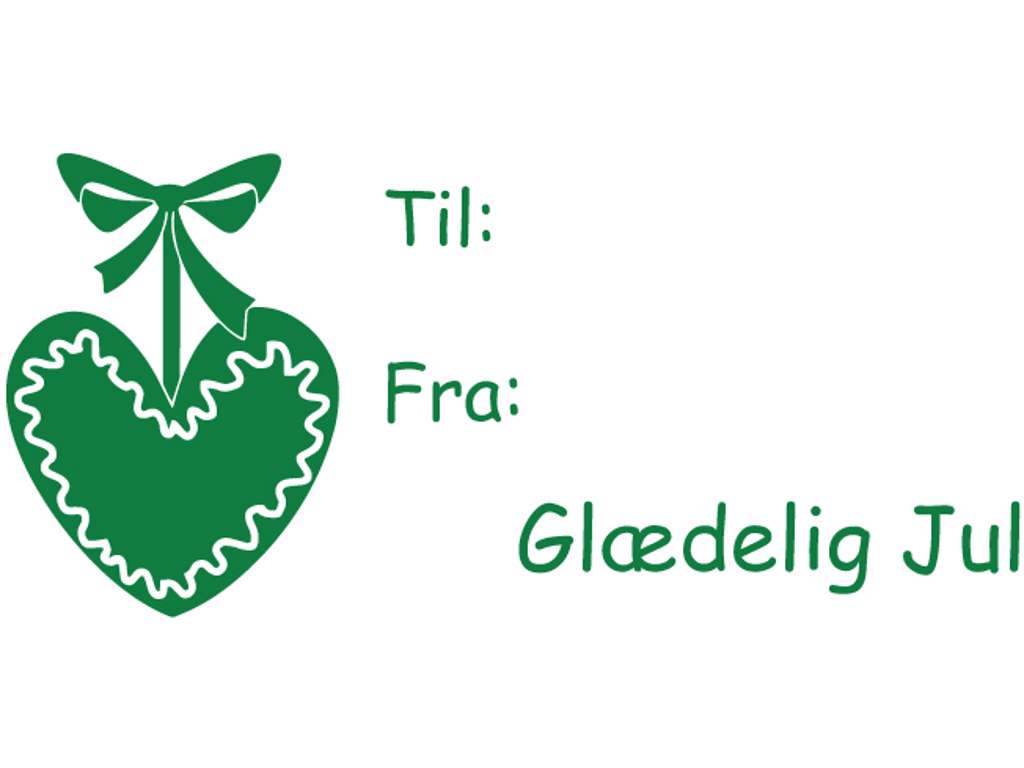 Cololp 2400 Julestempel Grøn