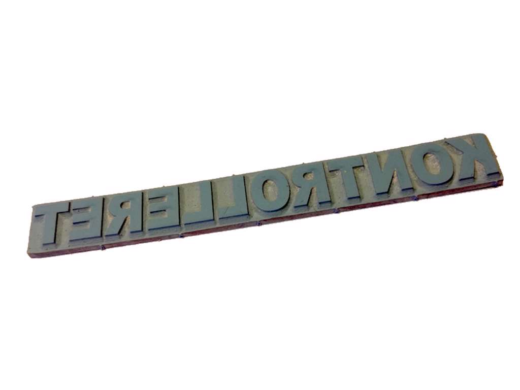 Tekstplade til Colop stempel Printer 15
