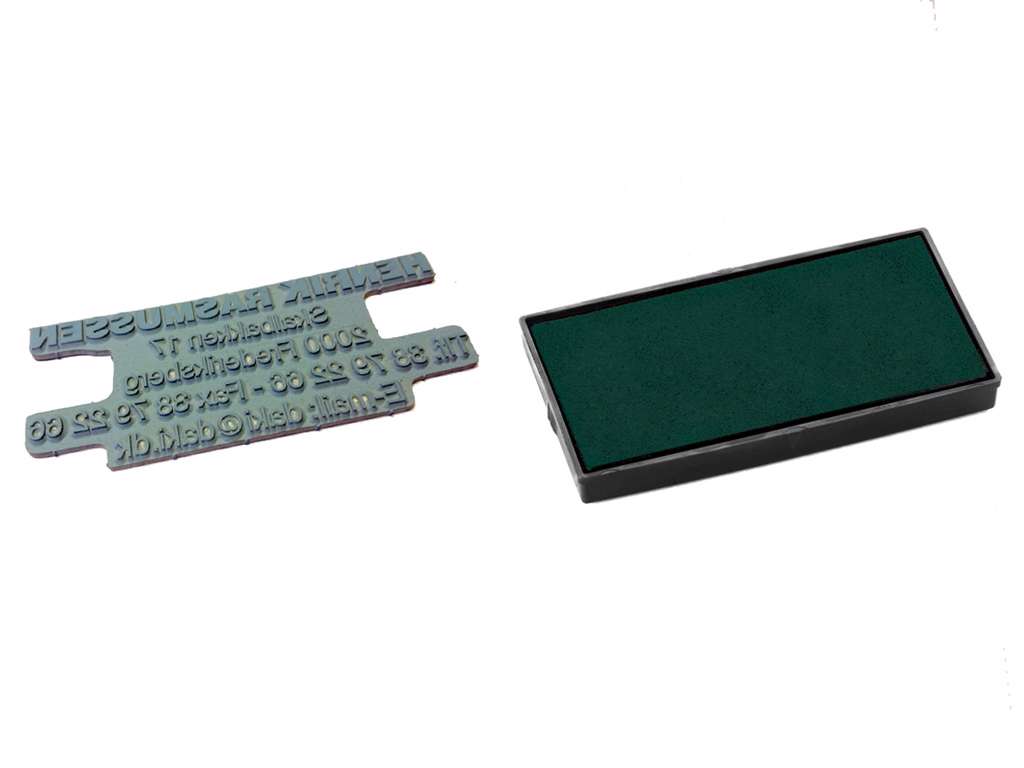Tekstplade kit til Trodat 4915 stempel