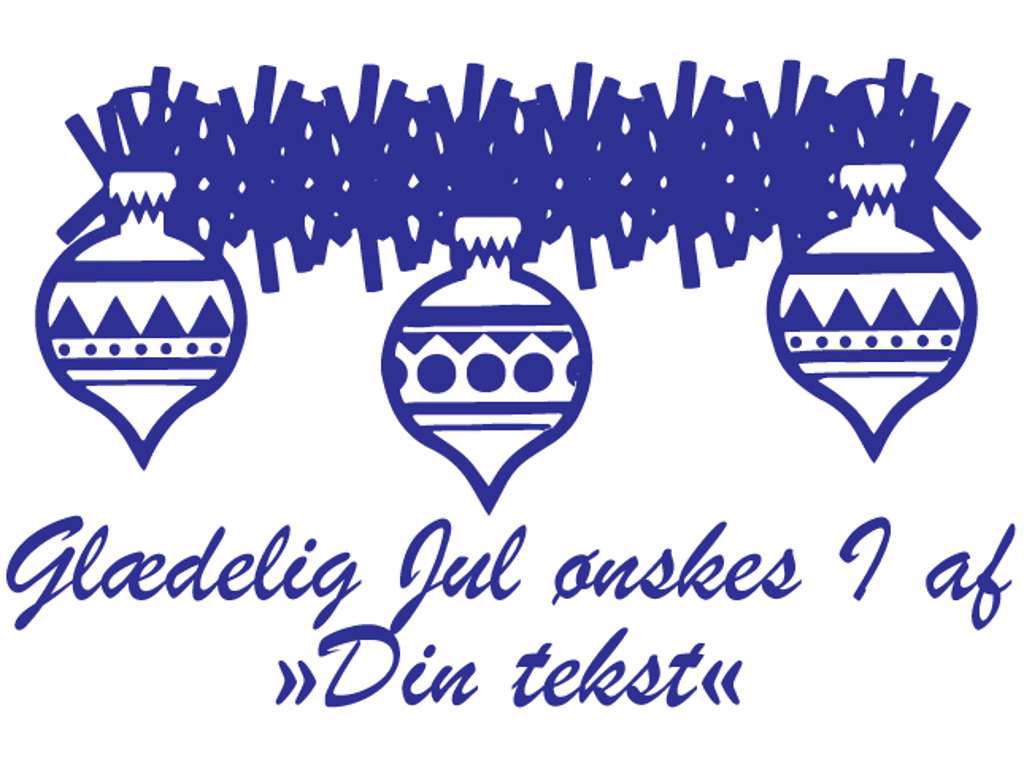 Cololp 2600 Julestempel Blå