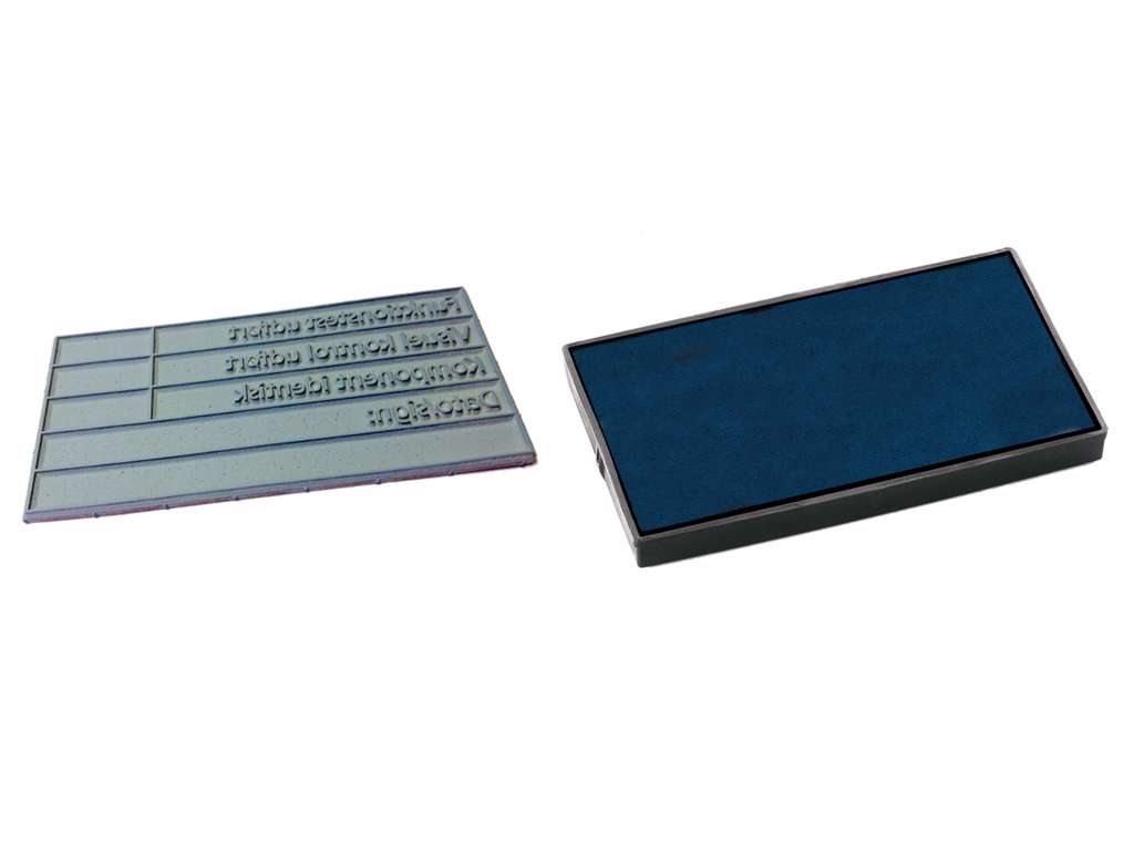 Tekstplade kit til Printer 60 stempel
