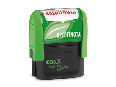 Stempel med Kreditnota