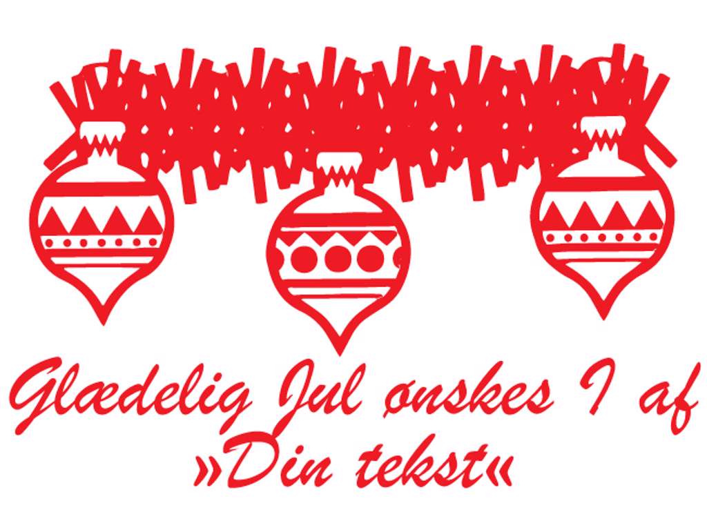 Cololp 2600 Julestempel Rød