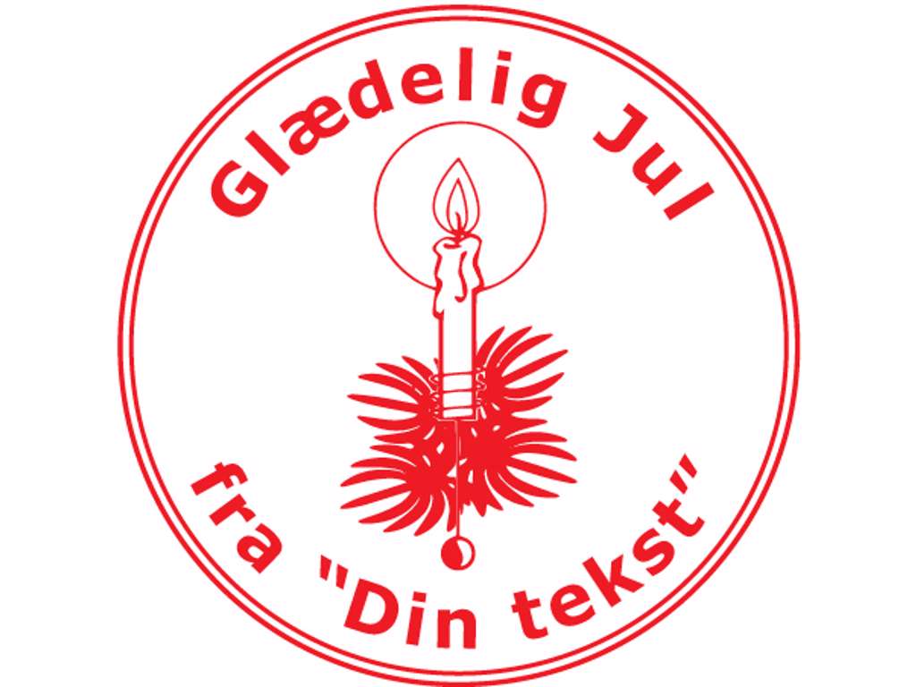 Cololp R40 Julestempel Rød