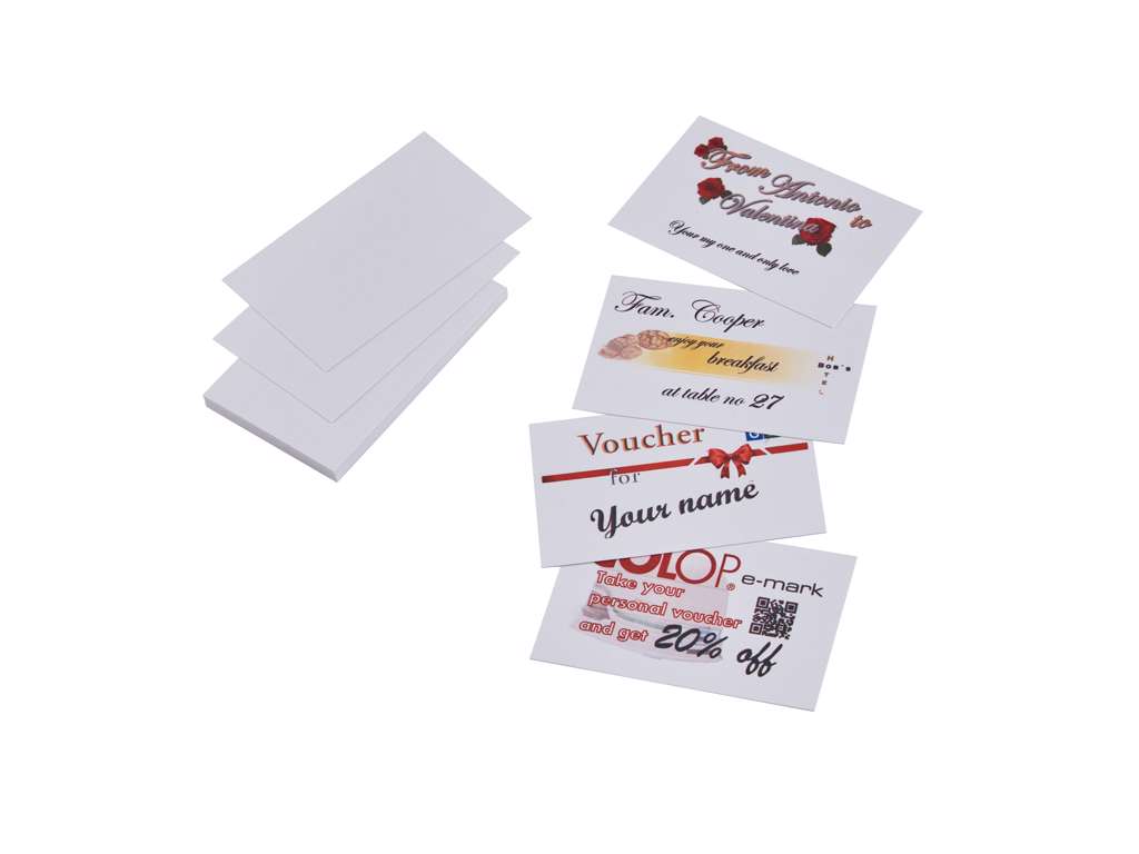 Vistikort i 300 gram papir
