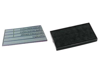 Tekstplade kit til Printer 60 stempel