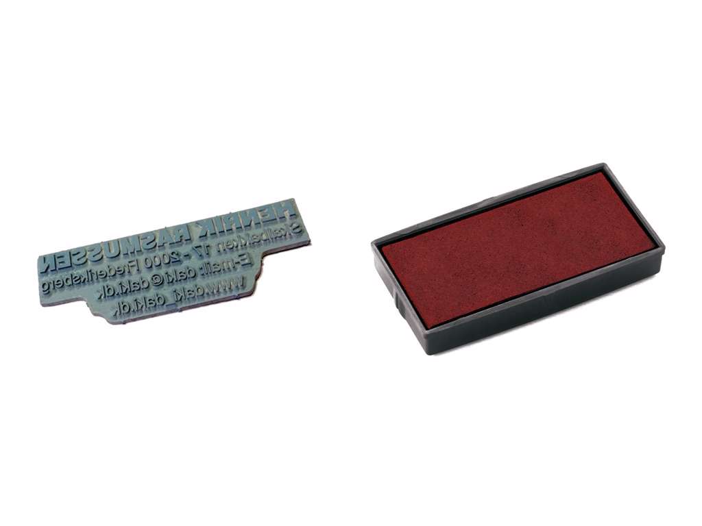 Tekstplade kit til Trodat 4912 stempel