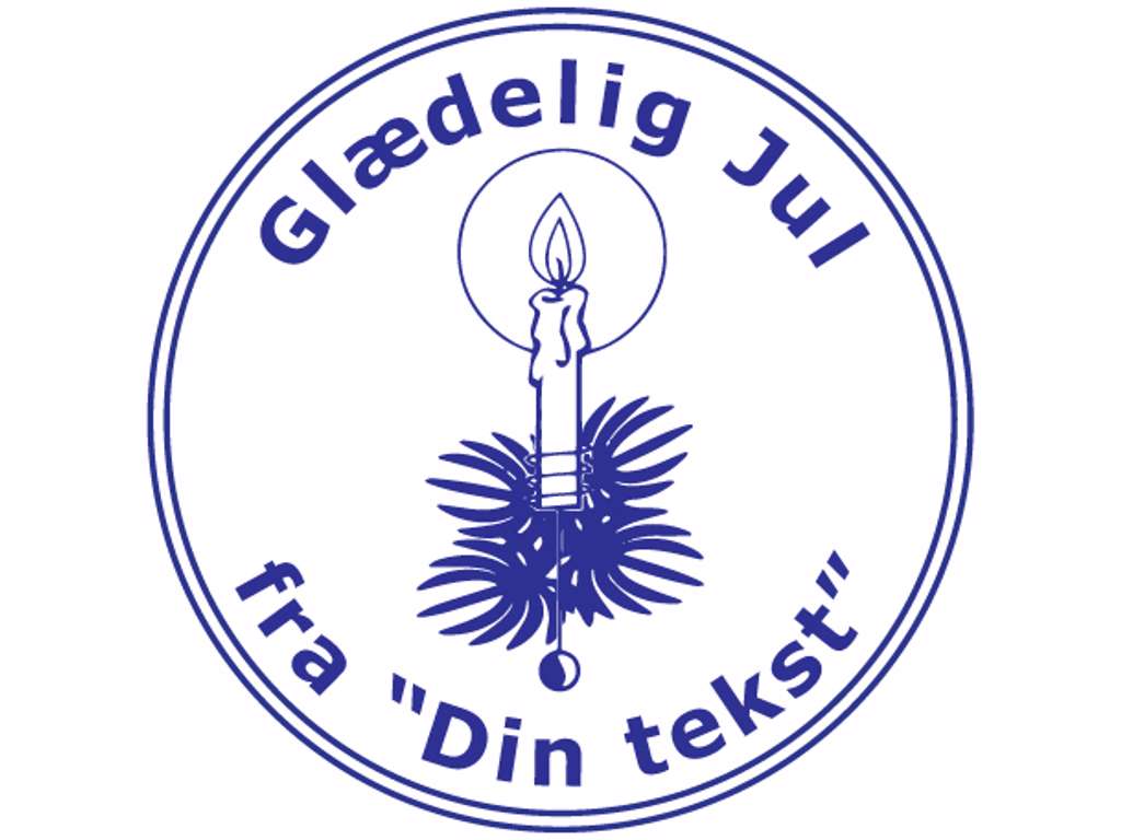 Cololp R40 Julestempel Blå