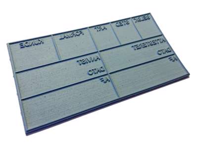 Tekstplade til stempel 3900