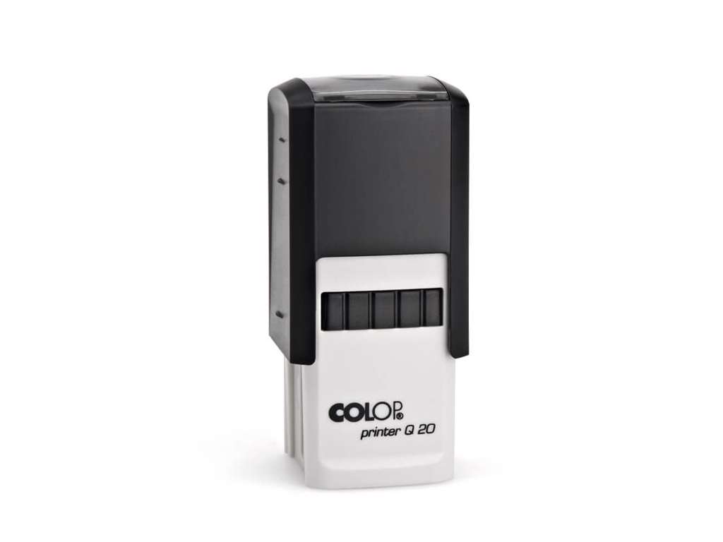 Printer Q20 stempel 20x20mm komplet sort