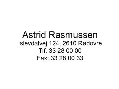 Colop Printer 40 Greenline Stempel med egen tekstplade og farvepude