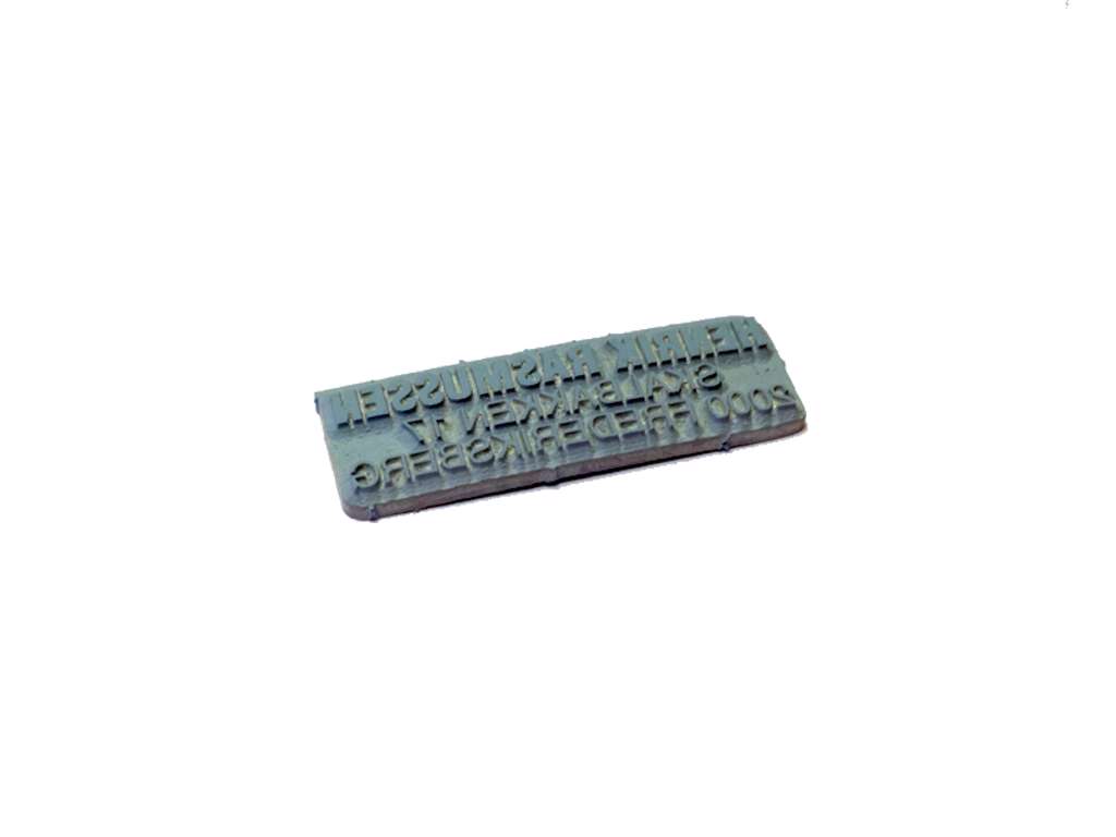Tekstplade til Colop stempel Printer 10