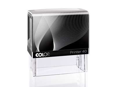 Colop Printer 40 med tekstplade og farvepude