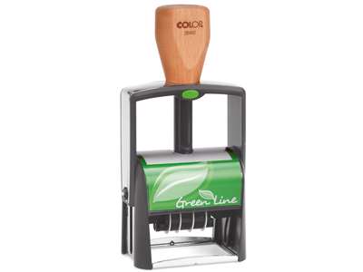Colop 2660 Greenline dato stempel med egen tekstplade farvepude