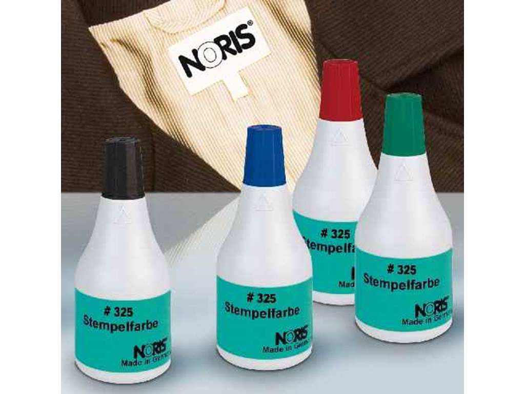 325 Sort Stempelfarve til tekstil 50 ml.