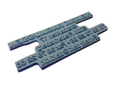 Tekstplade til stempel 3700