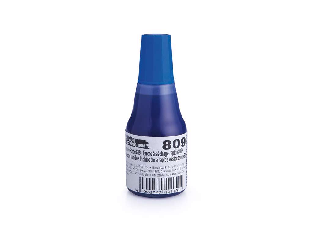 Hurtigtørende farve 809 blå 25ml.