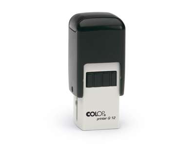 Printer Q12 stempel 12x12mm komplet