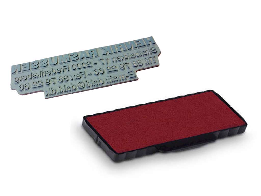 Tekstplade kit til 5205 stempel