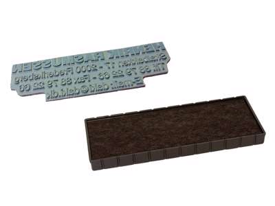 Tekstplade kit til Printer 45 stempel