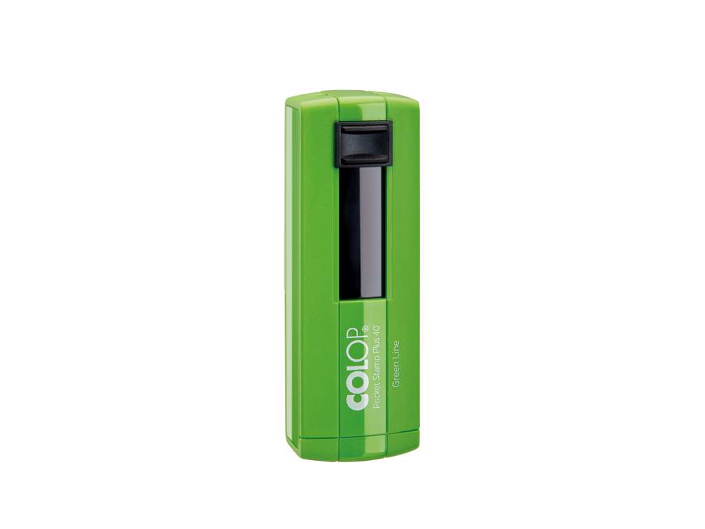 Lommestempel Plus 40 Green line