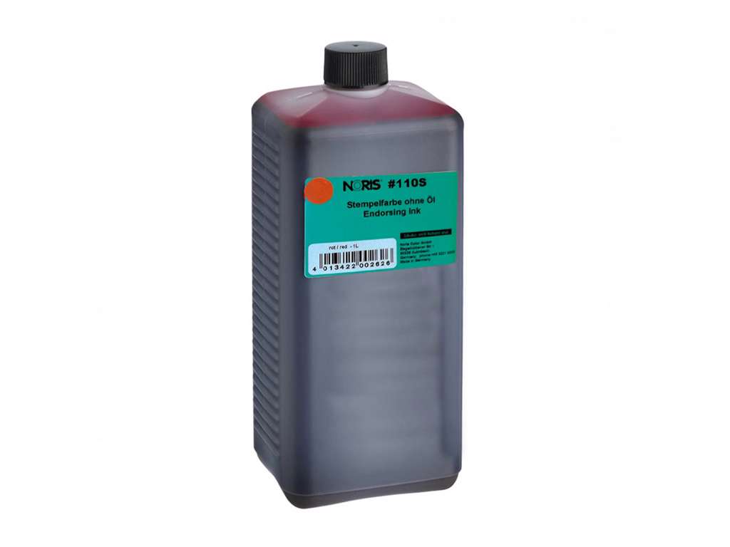 Stempel Farve 110 1 liter rød