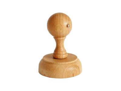 Træ stempel R40  mm. i diameter