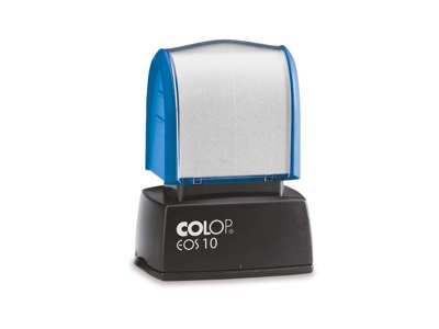 Stempel EOS 10 1-2 linjer 27x10mm sort indfarvning