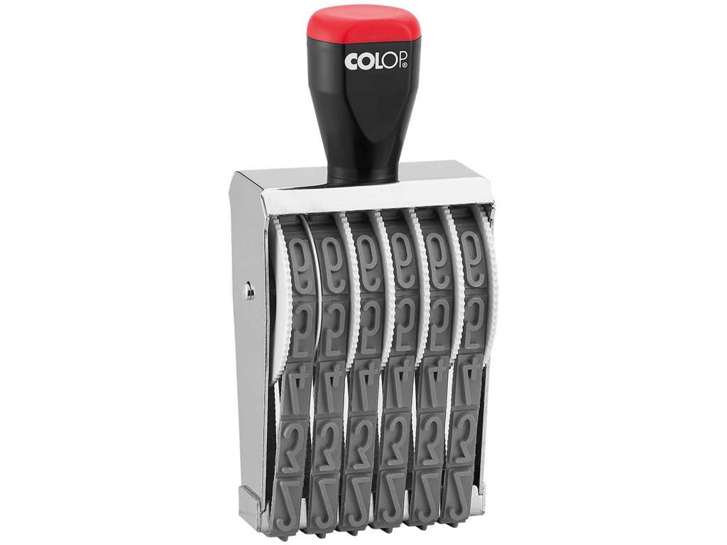 Colop Talbåndsstempel 18mm 6 Cifre