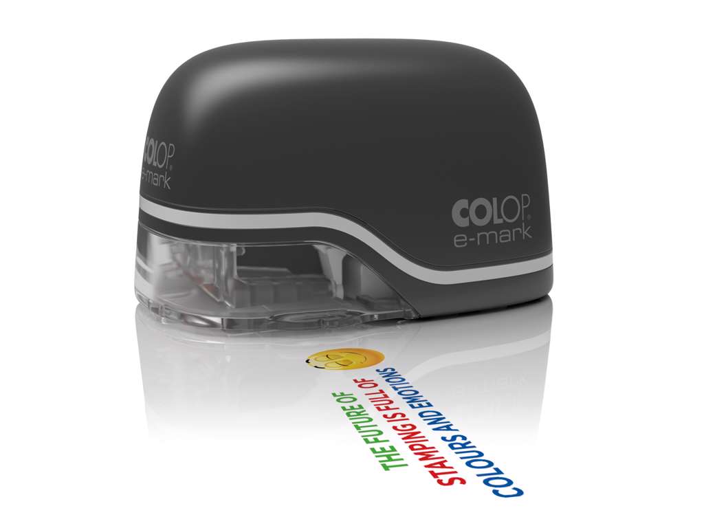 Colop E-mark stempel og mærkeprinter i sort