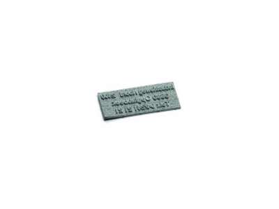 Tekstplade til Trodat stempel Printy 4921