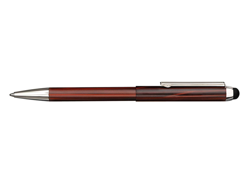 Stempel Kuglepen i Wood Look, med sort aftryk