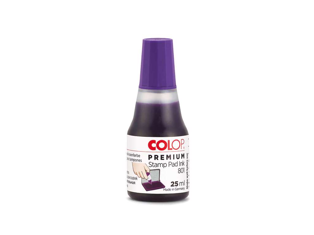 Stempel farve til indfarvning af farvepuder Violet