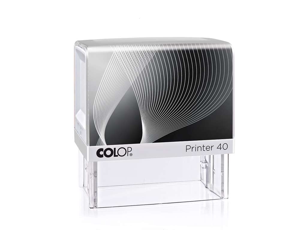 Colop Printer 40 med tekstplade og farvepude