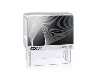 Colop Printer 40 med tekstplade og farvepude