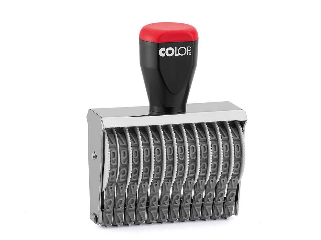 Colop Talbåndstempel 9mm 12 Cifre