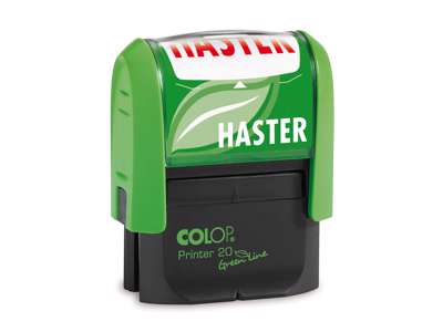 Stempel med Haster