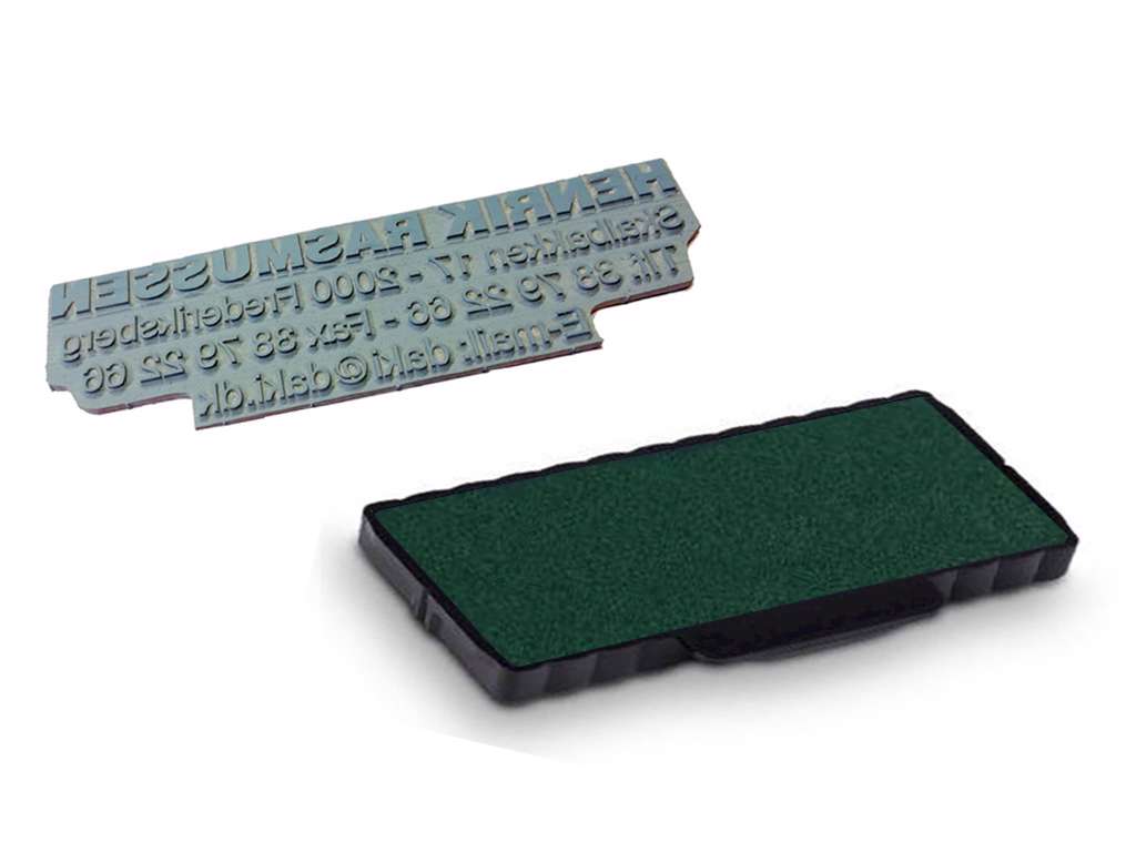 Tekstplade kit til 5205 stempel