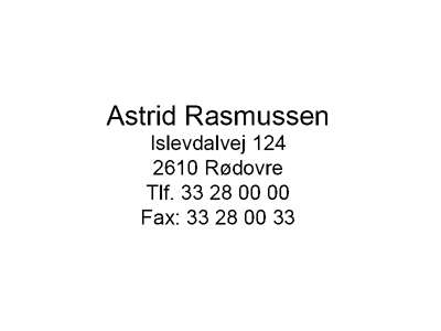 Colop 2100 stempel 1-5 linjer med egen tekstplade og farvepude