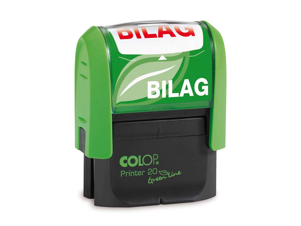 Stempel med Bilag