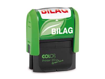Stempel med Bilag