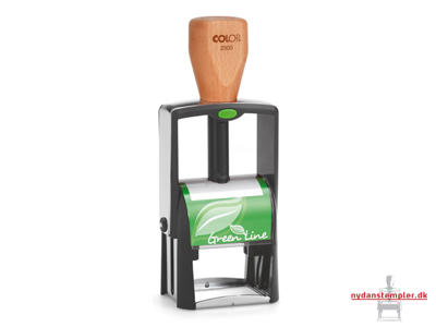 Colop 2300 Greenline Stempel med egen tekstplade og farvepude