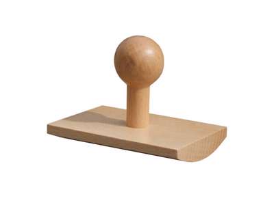 Trævugge stempel 140 x100 mm.